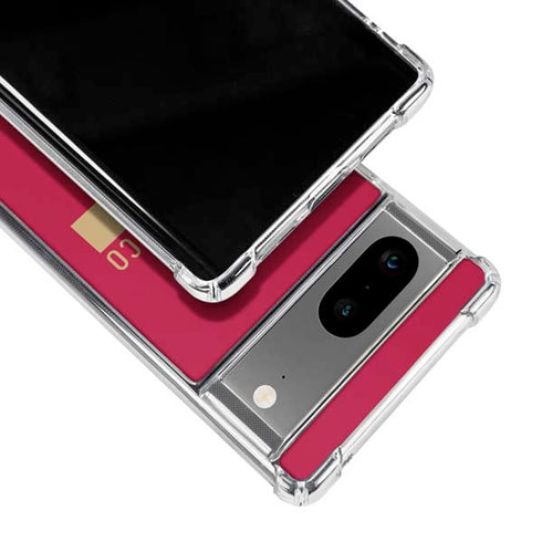 NFL San Francisco 49ers Red Performance Series Google Pixel 7a Clear Case